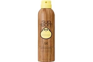 Sun Bum Original SPF 50 Sunscreen Body Spray - Broad Spectrum Moisturizing Sunscreen with Vitamin E - Hawaii 104 Act Compliant (Made without Octinoxate & Oxybenzone) - 6 oz